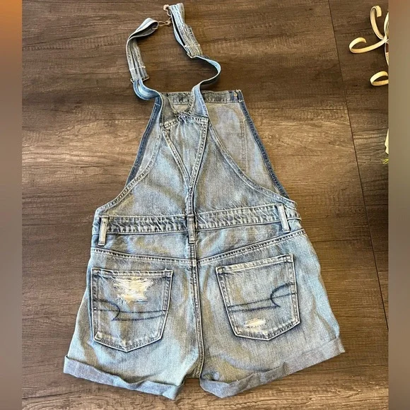 NWOT American eagle overalls small - Picture 2 of 5